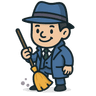Detective cleaning